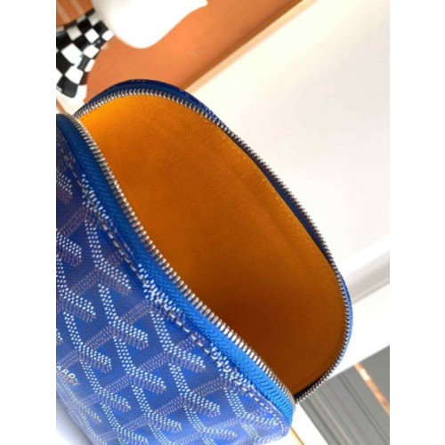 Goyard Vend&Atilde;&acute;me Cosmetic Pouch Sky Blue Bag
