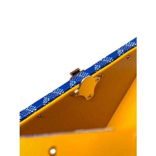 Goyard De Trunk Sky Blue Bag