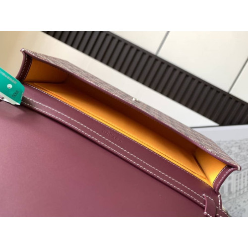 Goyard Monte-Carlo PM Clutch Burgundy Bag