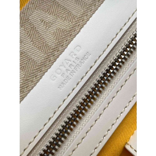 Goyard Saint Jeanne MM Bowler White Bag