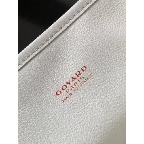 Goyard Anjou Mini French Bulldog White Bag