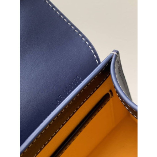 Goyard Sa&Atilde;&macr;gon Structure Mini Navy Blue Bag