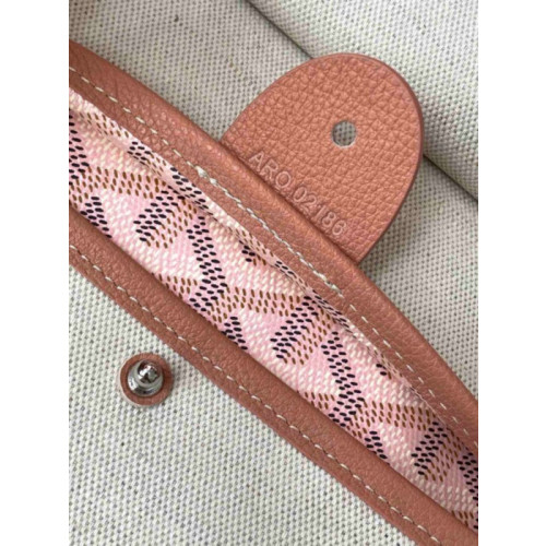 Goyard Artois MM Goyardine Pearlescent Coral Pink Bag