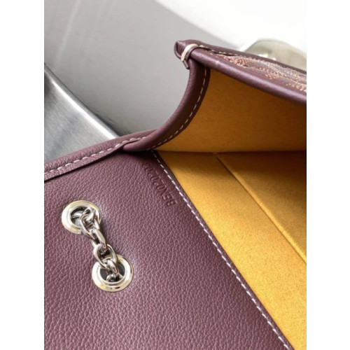 Goyard Alexandre III Burgundy Bag