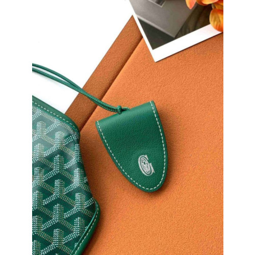 Goyard Anjou Mini Heart Green Bag
