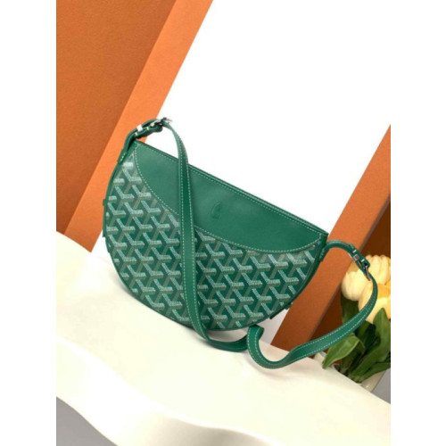 Goyard Hirondelle Green Bag