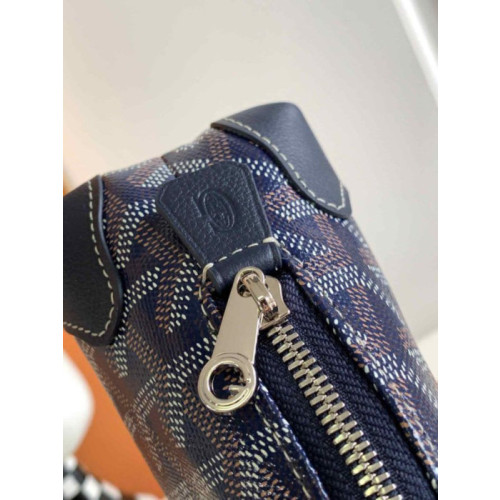 Goyard Vend&Atilde;&acute;me Cosmetic Pouch Navy Blue Bag