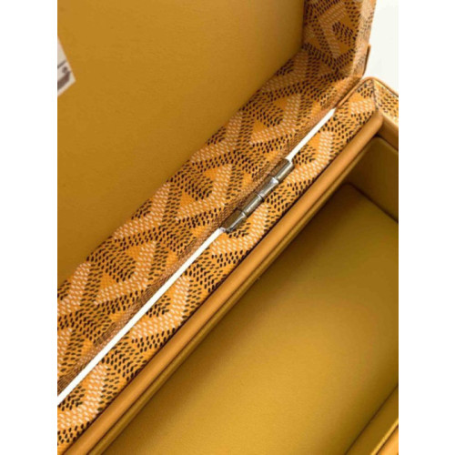 Goyard Vend&Atilde;&acute;me Jewellery Case Yellow Bag