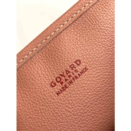 Goyard Anjou Mini Goyardine Limited Edition Pearlescent Coral Pink Bag