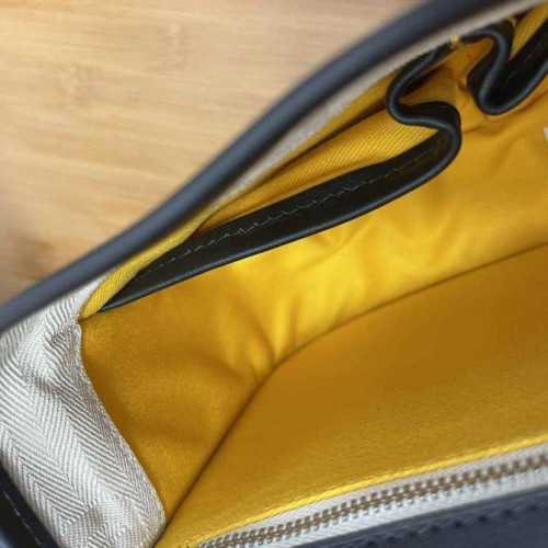 Goyard Belvedere Messenger Goyardine PM Black Bag