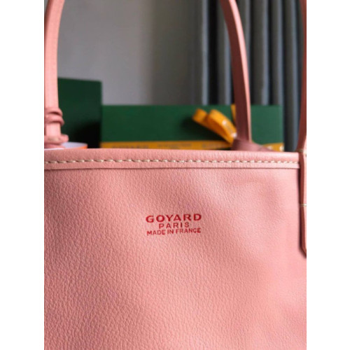 Goyard Anjou Mini Limited Edition Three-Color Y-Shaped Letters Painted Pink Bag