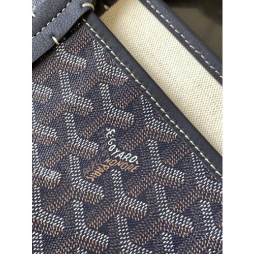 Goyard Chien Gris Navy Blue Bag