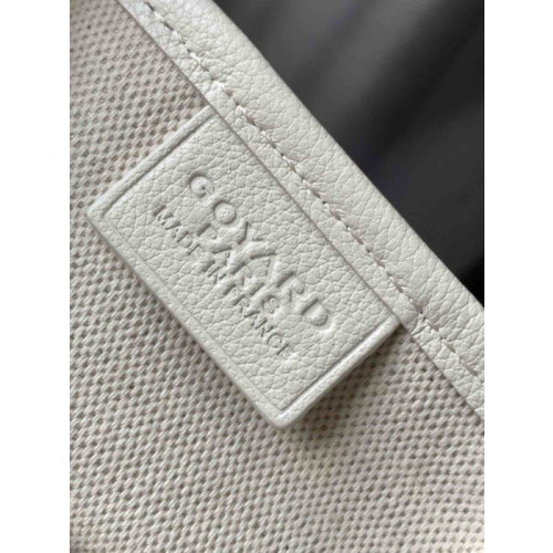 Goyard Poitiers White Bag