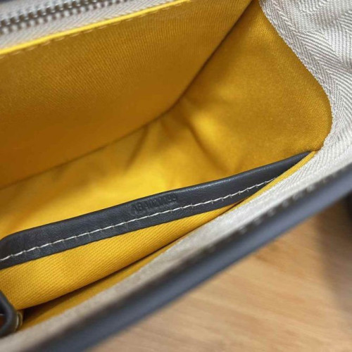 Goyard Belvedere Messenger Goyardine MM Grey Bag