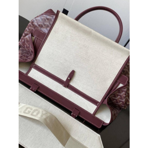 Goyard Bellechasse Biaude PM Burgundy Bag