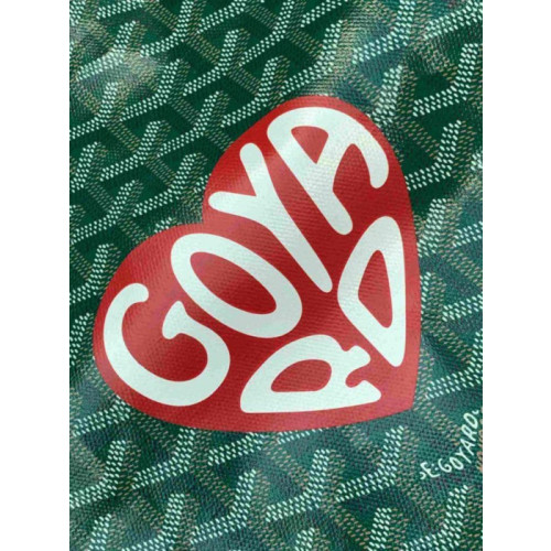 Goyard Boheme Hobo Big Heart Green Bag