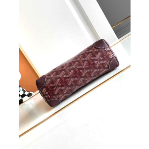 Goyard Vend&Atilde;&acute;me Cosmetic Pouch Burgundy Bag