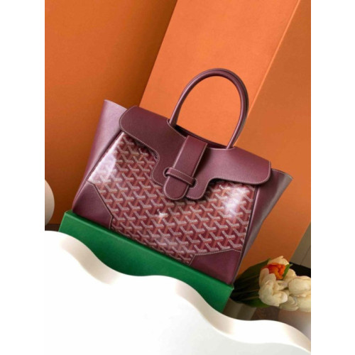 Goyard Saigon Tote Burgundy Bag
