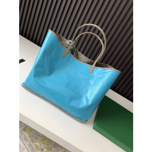 Goyard Saint Louis Goyardine Claire Voie GM Turquoise Bag