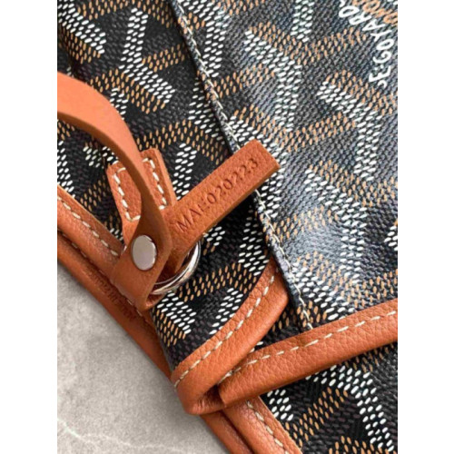 Goyard Boheme Hobo Big Heart Black & Tan Bag