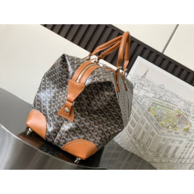 Goyard Duffle Bowling 55 Black & Tan Bag