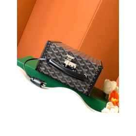 Goyard Joux 6 Watch Case Black Bag