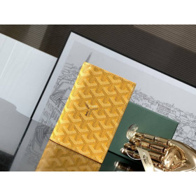 Goyard Grenelle Passport Cover Yellow Bag