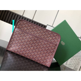 Goyard Jouvence GM Toiletry Burgundy Bag