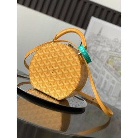 Goyard The Alto Hatbox Trunk Yellow Bag