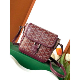 Goyard Grand Bleu PM Burgundy Bag