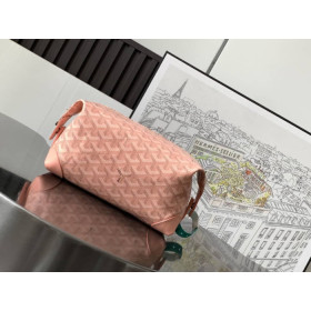 Goyard Bowling 25 Toiletry Pink Bag