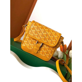 Goyard Grand Bleu PM Yellow Bag