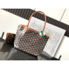 Goyard Saint Louis Mini Black & Tan Bag