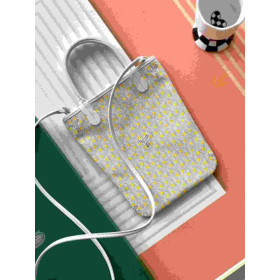 Goyard Poitiers White & Yellow Bag