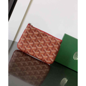Goyard Senat Mini Pouch Red Bag