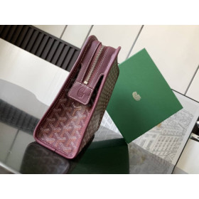Goyard Jouvence GM Toiletry Burgundy Bag
