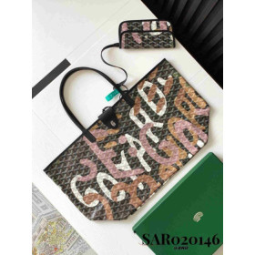 Goyard Saint Louis GM Limited Edition Camo Print Pink Bag