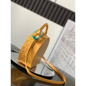 Goyard The Alto Hatbox Trunk Yellow Bag