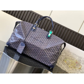 Goyard Duffle 55 Navy Blue Bag