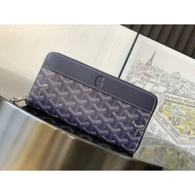 Goyard Matignon GM Wallet Navy Blue