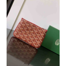 Goyard Senat Mini Pouch Red Bag