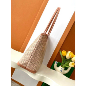 Goyard Artois MM Goyardine Pearlescent Coral Pink Bag