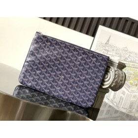 Goyard Senat MM Pouch Navy Blue Bag
