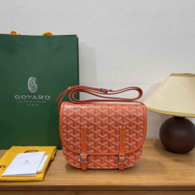 Goyard Belvedere Messenger Goyardine PM Orange Bag