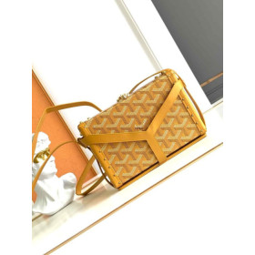 Goyard Minaudiere Trunk Limited Edition Gold Bag