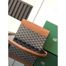 Goyard Chypre Wallet-Pouch Black & Tan