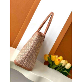 Goyard Artois PM Goyardine Pearlescent Coral Pink Bag