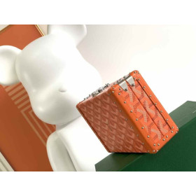 Goyard Minaudiere Trunk Orange Bag