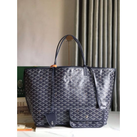 Goyard Reversible Anjou GM Navy Blue Bag