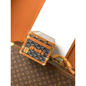 Goyard 352 Case Black & Tan Bag